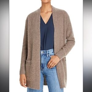 C by Bloomingsdale Cashmere Open Front Cardigan Tan / Brown Size XS